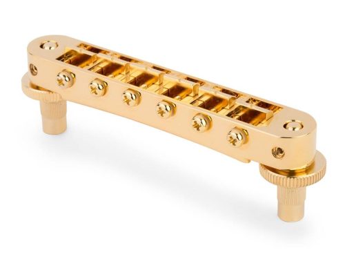 T3BP-G TonePros  T3BP tune-o-matic bridge, for USA guitars, gold