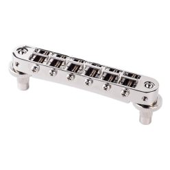   T3BP-N TonePros  T3BP tune-o-matic bridge, for USA guitars, nickel