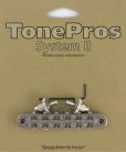 T3BP-N TonePros  T3BP tune-o-matic bridge, for USA guitars, nickel