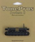 T3BT-BK TonePros  T3BT tune-o-matic bridge, metric/for import guitars, black