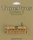 T3BT-G TonePros  T3BT -tune-o-matic bridge, metric/for import guitars, gold