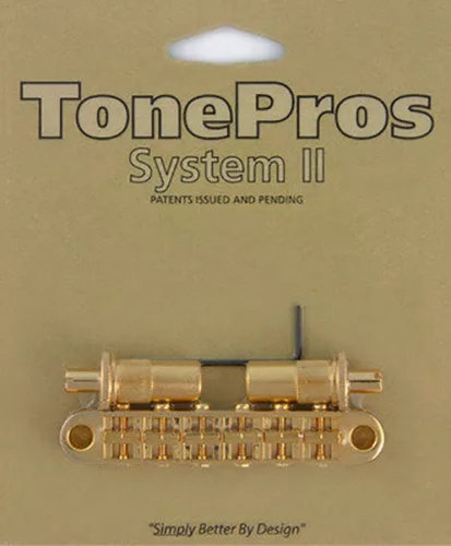 T3BT-G TonePros  T3BT -tune-o-matic bridge, metric/for import guitars, gold
