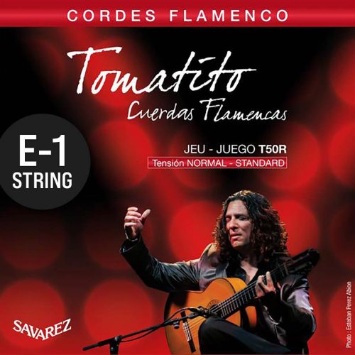 T51-R Savarez  E-1 string, from Tomatito signature set, flamenco, normal tension