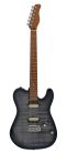 T7FM/TBK Sire Guitars T Series Larry Carlton electric guitar T-style with flamed maple top transparent black