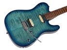 T7FM/TBL Sire Guitars T Series Larry Carlton electric guitar T-style with flamed maple top transparent blue