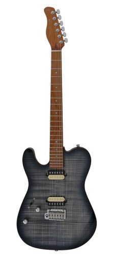 T7FML/TBK Sire Guitars T Series Larry Carlton lefty electric guitar T-style flamed maple top transparent black