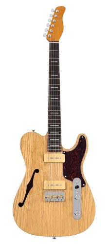 T7TM/NT Sire Guitars T Series Larry Carlton alder + ash chambered electric guitar T-style, natural