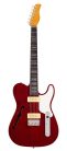 T7TM/STR Sire Guitars T Series Larry Carlton alder + ash chambered electric guitar T-style, see through red