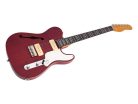 T7TM/STR Sire Guitars T Series Larry Carlton alder + ash chambered electric guitar T-style, see through red