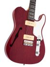 T7TM/STR Sire Guitars T Series Larry Carlton alder + ash chambered electric guitar T-style, see through red