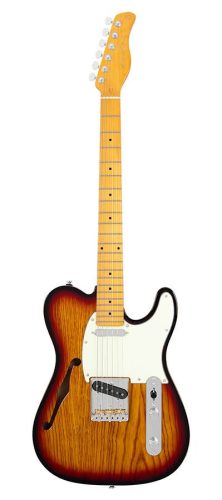 T7TV/3TS Sire Guitars T Series Larry Carlton alder + ash chambered electric guitar T-style, 3 tone sunburst