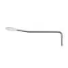 TA-6-FCW Boston  tremolo arm, 6mm thread, 5mm arm diameter, chrome with white cap