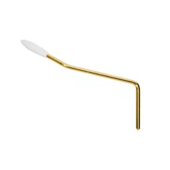   TA-WV-GW Wilkinson  tremolo arm vintage, no thread, 5mm arm diameter, white cap, gold