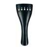 TB-0134-TE Teller  double bass tailpiece, 3/4-5 string, English model, ebony, naturel black, with casket