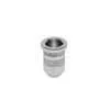 TB-05-C Boston  string ferrules, Teaser, 6,5mm diameter x 11mm, 6-pack, chrome