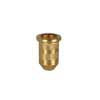 TB-05-G Boston  string ferrules, Teaser, 6,5mm diameter x 11mm, 6-pack, gold