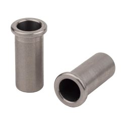   TB-23-1-A Halon  thimbles, for imperial posts, stainless steel, chrome gloss