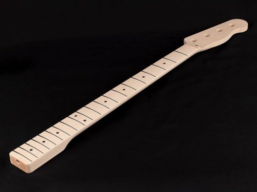 TBMO Allparts  neck for Telecaster Bass®, maple fretboard, 10" radius, 20 frets, sanded/unfinished