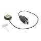 TD-10-J Boston  transducer pickup, adhesive back, 25mm diameter, with female jack 6,3mm