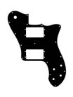 TD3-B Boston  pickguard, Teaser deluxe, 3 ply, black