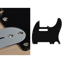   TE-110-BM Boston  pickguard, Teaser, standard, 1 ply, black mat