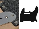 TE-210-SBK Boston  pickguard, Teaser, standard, 2 ply, sparkling black