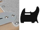 TE-210-SSV Boston  pickguard, Teaser, standard, 2 ply, sparkling silver