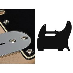   TE-310-BC Boston  pickguard, Teaser, standard, 3 ply, black and cream