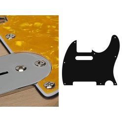   TE-310-PY Boston  pickguard, Teaser, standard, 3 ply, pearl yellow