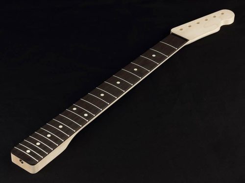 TEO Allparts  neck for Telecaster®, ebony fretboard, 7,25" radius, 21 vintage frets, sanded/unfinished