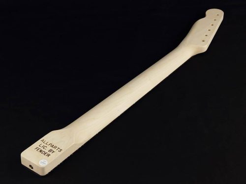 TEO Allparts  neck for Telecaster®, ebony fretboard, 7,25" radius, 21 vintage frets, sanded/unfinished