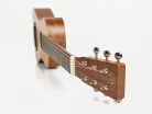 TG1-NA SX  traveller guitar, natural, with padded gig bag