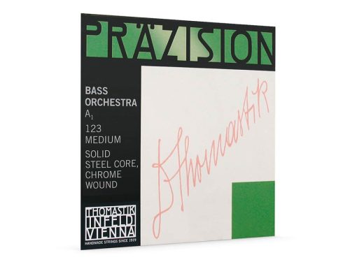 TH-123 Thomastik Infeld Präzision double bass string A-3 4/4 (string length 110cm), steel core, chrome