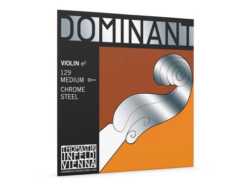 TH-129 Thomastik Infeld Dominant violin string E-1 4/4 medium, stainless steel, removable ball end