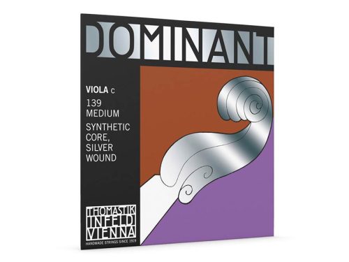 TH-139 Thomastik Infeld Dominant viola string C-4 4/4 (string length 37cm) medium, synthetic core, silver wound