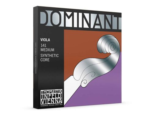 TH-141 Thomastik Infeld Dominant viola string set 4/4 (string length 37cm) medium, synthetic core, includes TH-137