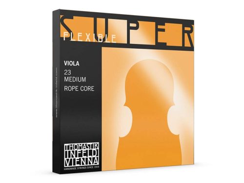 TH-23 Thomastik Infeld Superflexible viola string set (string length 37cm) medium, irope core, includes TH-18,  TH-20 and TH-22