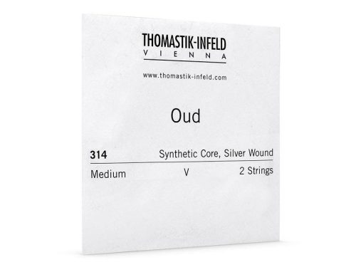 TH-314 Thomastik Infeld  2x oud string "V", synthetic core, silverplated