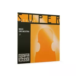   TH-37 Thomastik Infeld Superflexible double bass string D-2 4/4 (string length 110cm) medium, rope core, chrome