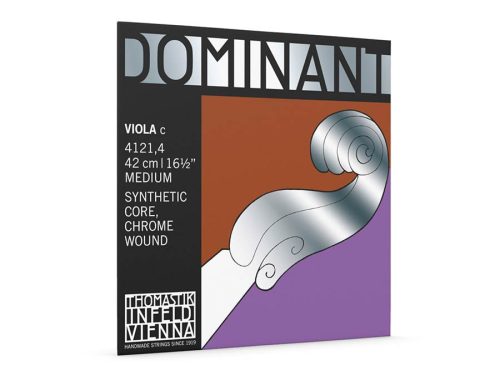 TH-4121-4 Thomastik Infeld Dominant viola string c-4 (string length 42cm), synthetic core, chrome wound