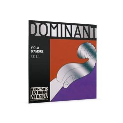   TH-4311-1 Thomastik Infeld Dominant viola d'amore string D-1, aluminum flat wound, synthetic core core