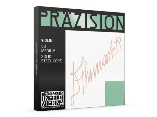 TH-58A-18 Thomastik Infeld Präzision violin string set 1/8, carbon steel, chrome wound