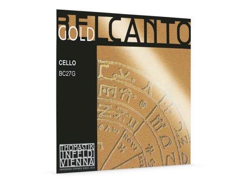 TH-BC-27G Thomastik Infeld Belcanto Gold cello string D-2 4/4, steel core, multi alloy