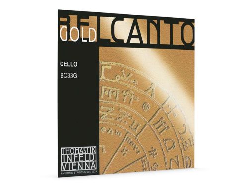 TH-BC-33G Thomastik Infeld Belcanto Gold cello string C-4 4/4, spiral core, tungsten-multi alloy