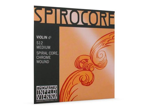 TH-S-12 Thomastik Infeld Spirocore violin string D-3 4/4 medium, spiral core, chrome wound