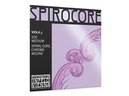 TH-S-20 Thomastik Infeld Spirocore viola string G-3 (string length 37cm) medium, spiral core, chrome wound