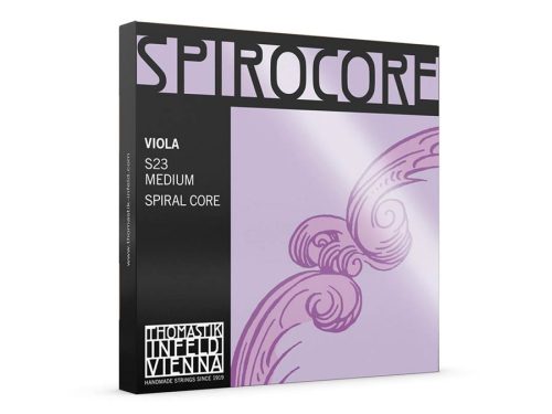 TH-S-23 Thomastik Infeld Spirocore viola string set (string length 37cm) medium, includes TH-S-18, TH-S19, TH-S20 and TH-S22