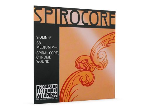 TH-S-8 Thomastik Infeld Spirocore violin string E-1 4/4 medium, spiral core, chrome wound