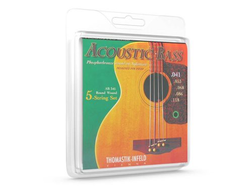 THAB-345 Thomastik Infeld Acoustic Bass string set acoustic 5-string bass, phosphor bronze, longscale, 041-053-068-086-118