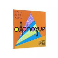   THAL-03-16 Thomastik Infeld Alphayue violin string D-3 1/16 medium, synthetic core, aluminum wound